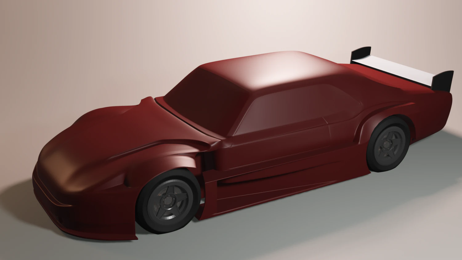 Chevrolet race car 3D Print Model .c4d .max .obj .3ds .fbx .stl .blend 