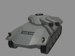 Military tank 3D Model