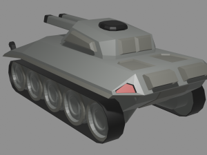 Military tank 3D Model