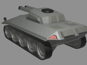 Military tank 3D Model