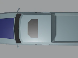 Lowpoly pickup 3D Model