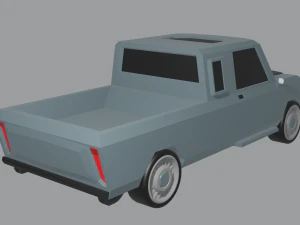 Lowpoly pickup 3D Model