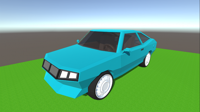 Good car 3D Model .c4d .max .obj .3ds .fbx .stl .blend 