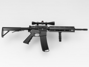 Rifle - for 3D Printing - Digital Modeling Model Cetak 3D