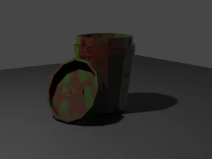 Garbage cans 3D Model