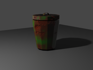 Garbage cans 3D 모델