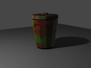 Garbage cans 3D Model
