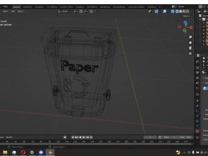 Garbage cans 3D Model
