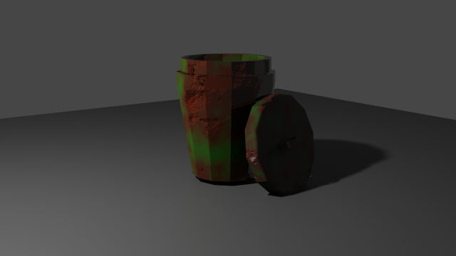 Garbage cans 3D 모델 .c4d .max .obj .3ds .fbx .stl .blend 
