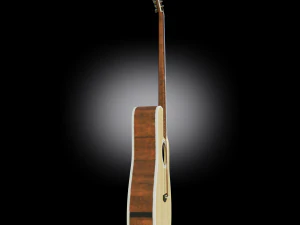 Pronto para jogo PBR de guitarra ac&uacute;stica low-poly Modelo 3D