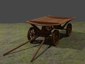 Shop pack in medieval style PBR Low poly game ready Modèle 3D