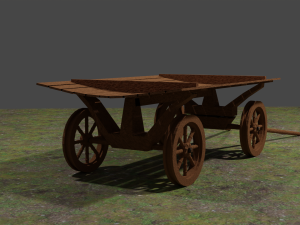 Shop pack in medieval style PBR Low poly game ready Modèle 3D