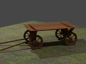 Shop pack in medieval style PBR Low poly game ready 3D Model