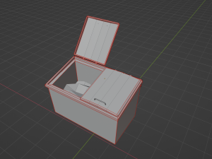 Trash cans conteiners PBR Low-poly game ready Modelo 3D