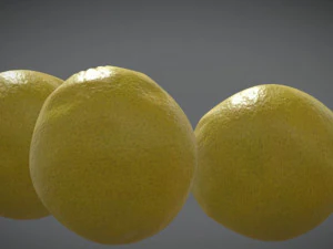 柠檬 3D 模型