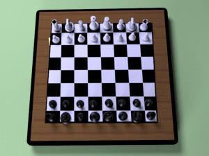 Chess Board 3D 模型