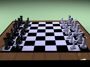 Chess Board 3D 模型