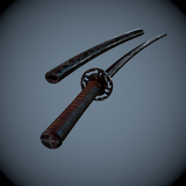 Katana 3D मॉडल .c4d .max .obj .3ds .fbx .stl .blend 