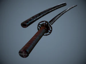 Katana Modello 3D
