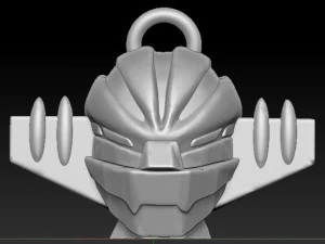 Jeeg Robot - keychain or necklace 3D Print Model