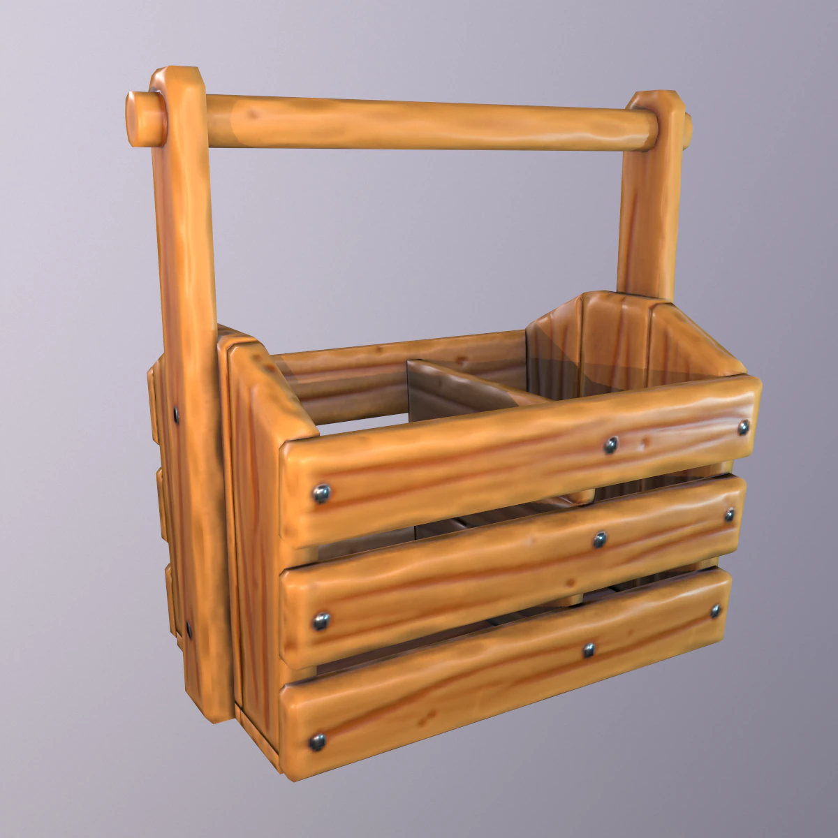様式化されたツールボックス 3Dモデル .c4d .max .obj .3ds .fbx .stl .blend 