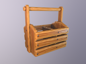 Stylized toolbox Model 3D