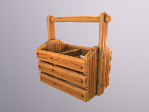Stylized toolbox Model 3D