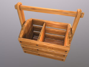 Stylized toolbox Model 3D