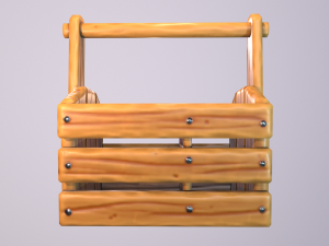 Stylized toolbox Model 3D