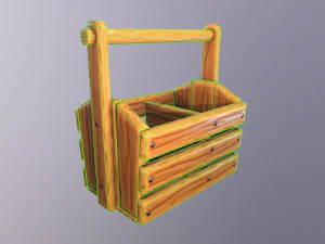 様式化されたツールボックス 3Dモデル