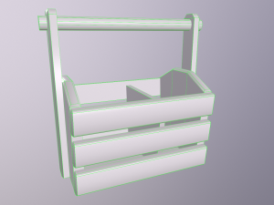 Stylized toolbox Model 3D