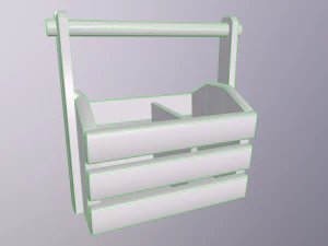 様式化されたツールボックス 3Dモデル