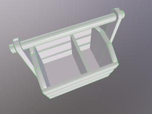 Stylized toolbox Model 3D
