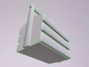 様式化されたツールボックス 3Dモデル
