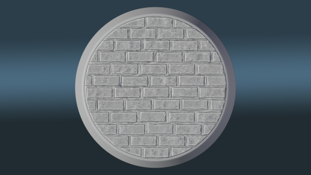 Round Base 3D Принт Модель .c4d .max .obj .3ds .fbx .stl .blend 