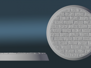 Round Base 3D Принт Модель