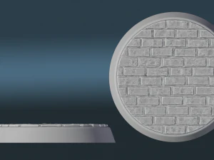 Round Base 3D Print Model