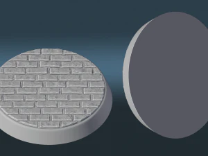 Round Base 3D Print Model