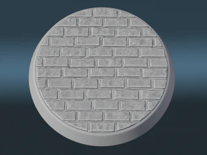 Round Base 3D Print Model