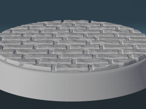 Round Base 3D Print Model