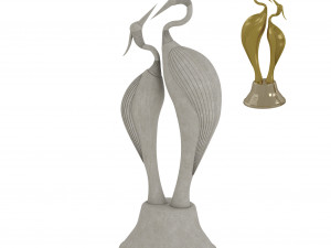 Sculpture birds 3D Model