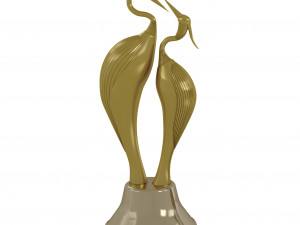 Sculpture birds 3D Model