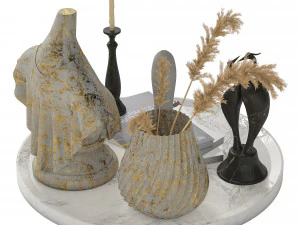 Decorative set 3D Model