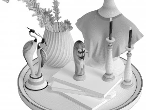 Decorative set 3D Model