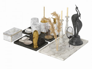 Bathroom accessories 1 Model 3D