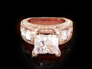 Solitaire women ring 3Dプリントモデル