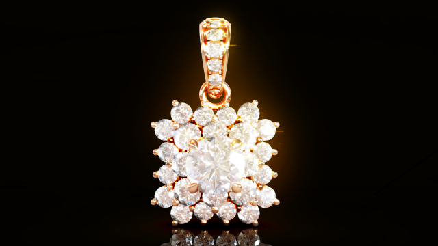 Halo Pendant Model Cetak 3D .c4d .max .obj .3ds .fbx .stl .blend 