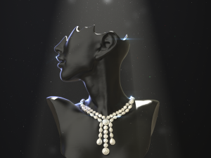 High Jewelry Necklace 3D Print Model