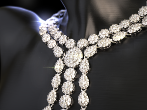 High Jewelry Necklace 3D Print Model