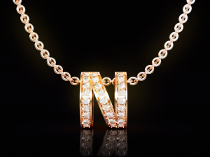 N pop pendant 3D Baskı Modeli